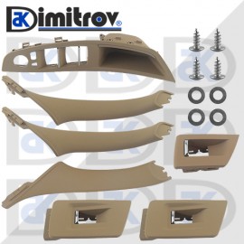 Комплект дръжки и конзоли вътрешни врати BMW 5 F10 F11